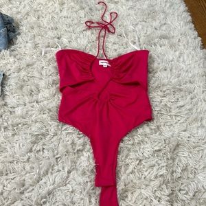 Super down body suit, size extra small from REVOLVE